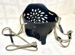 Seleware Heavy-Duty High Back Full Bucket Child Swing Seat Black Elephant Nice!
