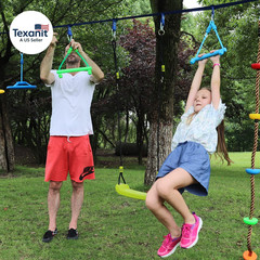 3-Pack Kids Ninja Monkey Bars – Trapeze Swing Bars for Ninja Obstacle Course Att