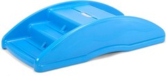 Simplay3 Two Sided Rock and Roll Teeter Totter Seesaw for Kids Blue Made in USA