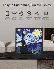Pixoo-64 – Wifi Pixel Cloud Digital Frame with APP Control,64 X 64 LED Panel Dis