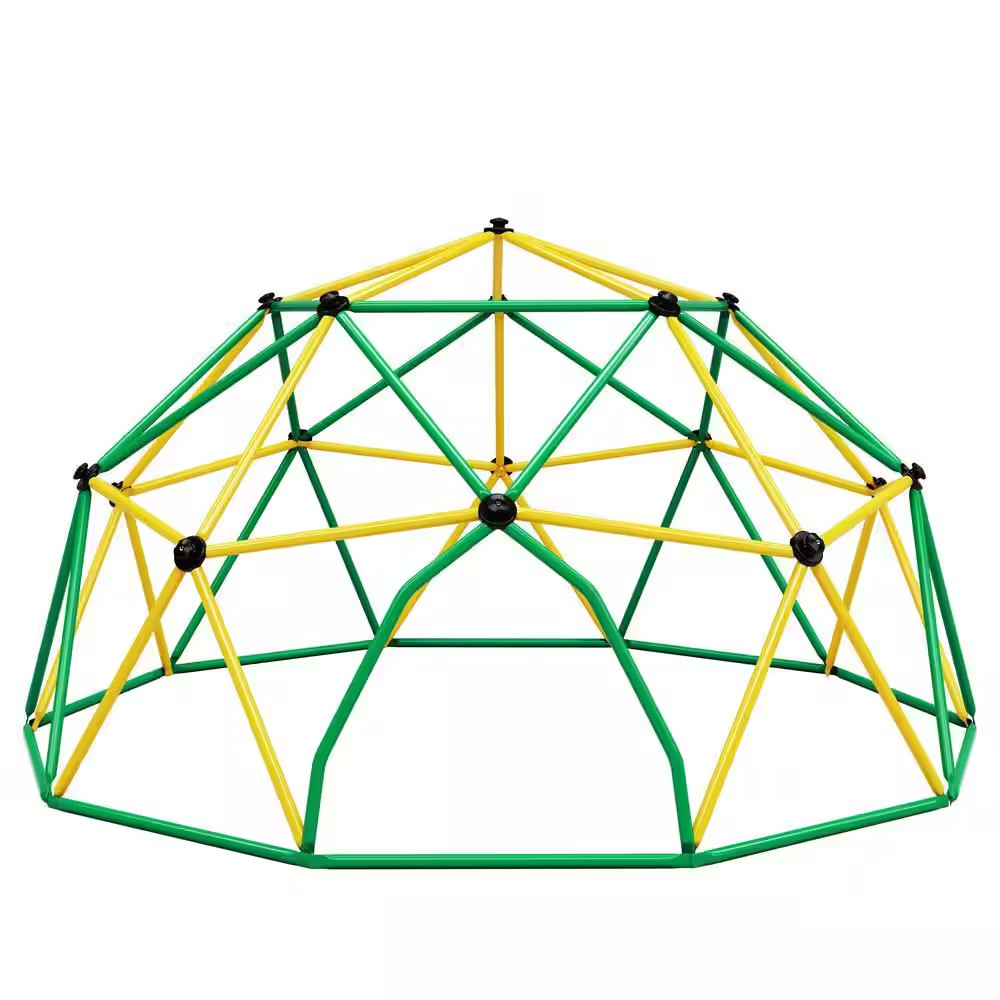 12 Ft. Multi-Colored Outdoor Dome Climber Jungle Gym Geometric Playground Kids C