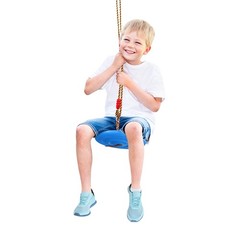 Outdoor Classic Hanging Disc Swing Plastic Tree Swing For Kids 132 Lbs Capacity