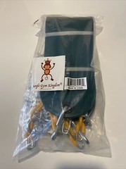 Jungle Gym Kingdom Heavy Plastic Green Swing Seat and Chain and Carabiners