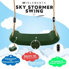 Kids Indoor/Outdoor Swing Seat | Adjustable Non-Slip Durable Plastic Replacement