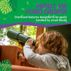 Green and Yellow Rotating Playset Binoculars Compatible with Most Playsets