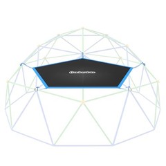 10FT Climbing Dome Hammock Only, Reinforced PE Mesh Climber Accessories for