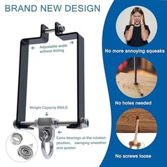 4 Pcs Heavy Duty Swing Hanger Swing Set Accessories for Wooden Sets Snap 4 Pack