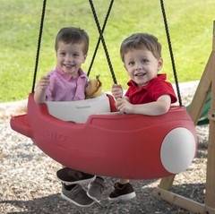 Step2 Rocket Swing for Two Baby Outdoor Swing Outside Weather-Resistant Rope