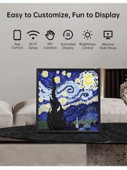 Pixoo-64 – Wifi Pixel Cloud Digital Frame with APP Control,64 X 64 LED Panel Dis