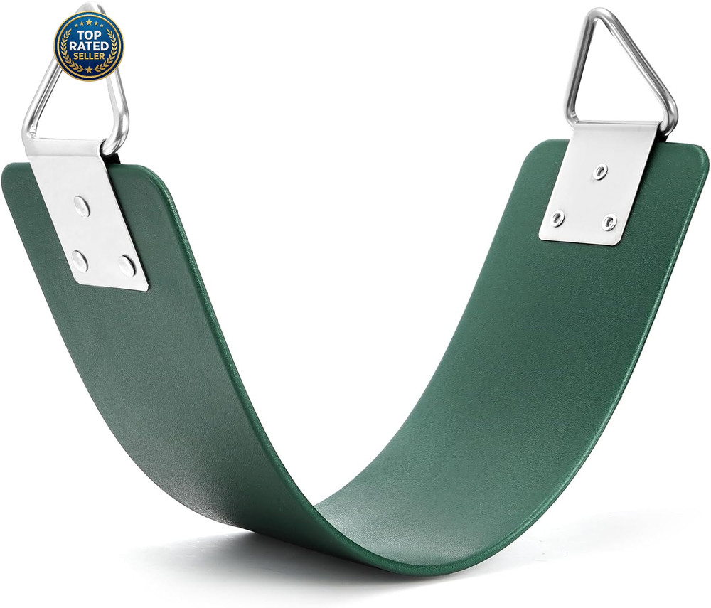 Swing Seat, Replacement Swing with Metal Triangle Ring, Support 250Lb Heavy Duty