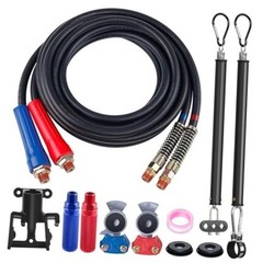 15 FT Semi Truck Air Line Kit 15 FT Air Line with Glad Hands Kit and Spring Kit