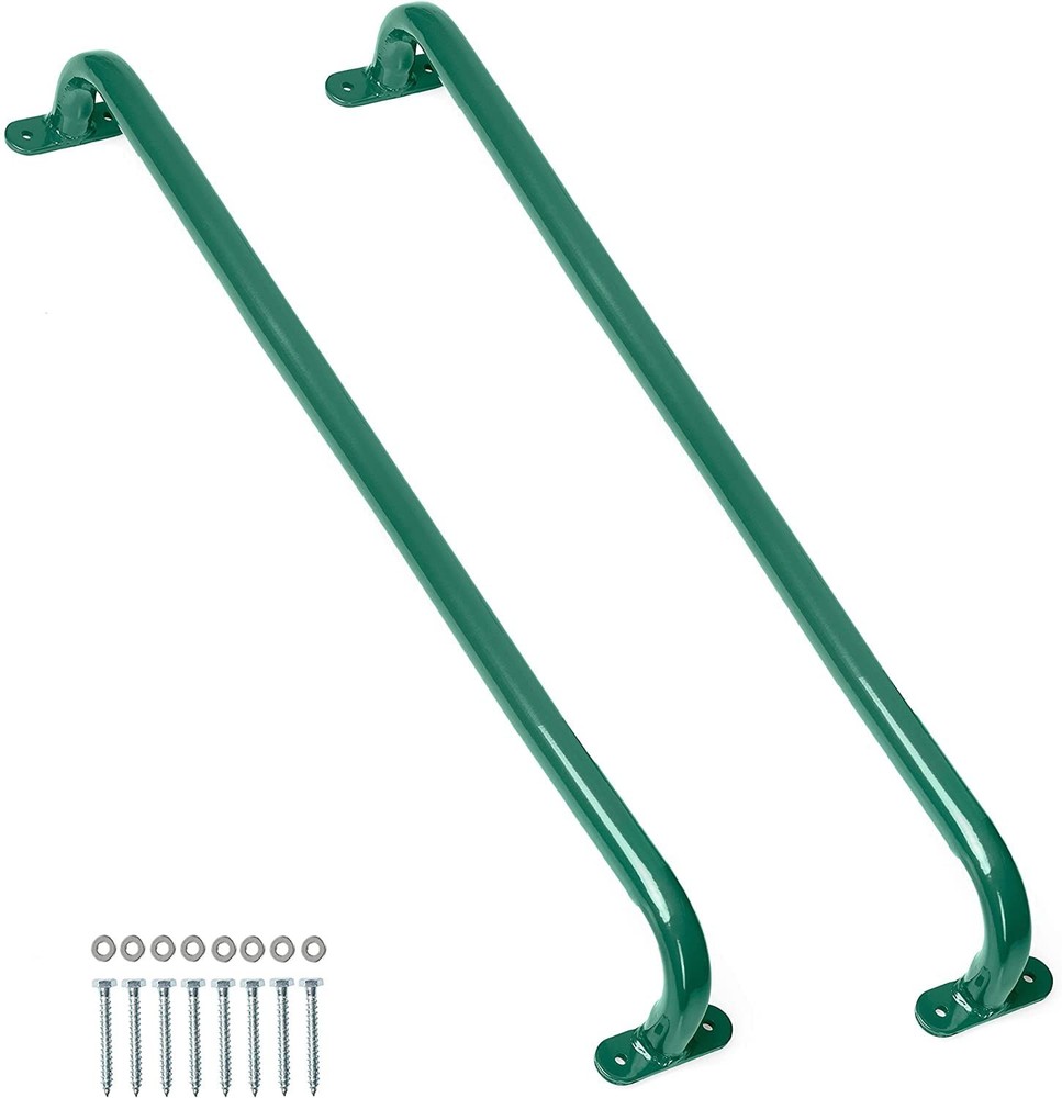 37 Inch Playground Accessories Metal Safety Handles – Long Green Grab Handle …