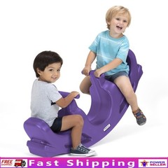 Rock & Roll Teeter Totter Indoor Outdoor Kids Sensory Toy No Assembly 2-5 Years