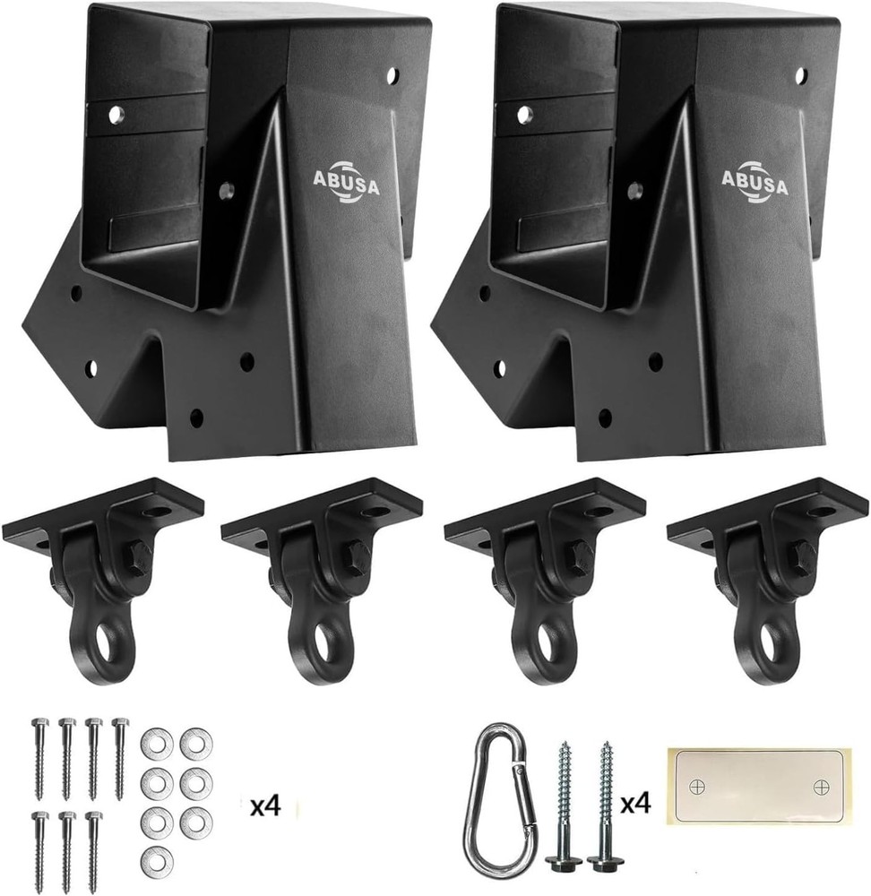 Heavy Duty Swing Sets Brackets Including 2 Black A-Frame Swing Set Brackets a…