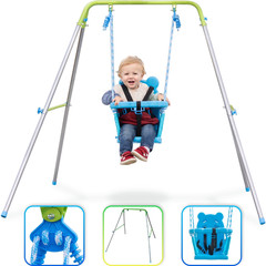 Toddler Swing, Indoor & Outdoor Backyard Play Structure for Ages 9-36 Months