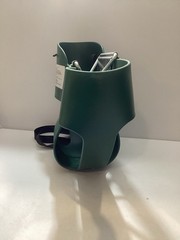 Toddler Swing Seat High Back Green Bucket Seat 3 Point Seat Belt For Safety