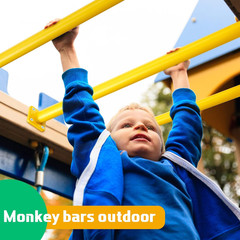 12 Pack Monkey Bars Swing Set Accessories Rods Playset Ladder Rungs Hardware Kit