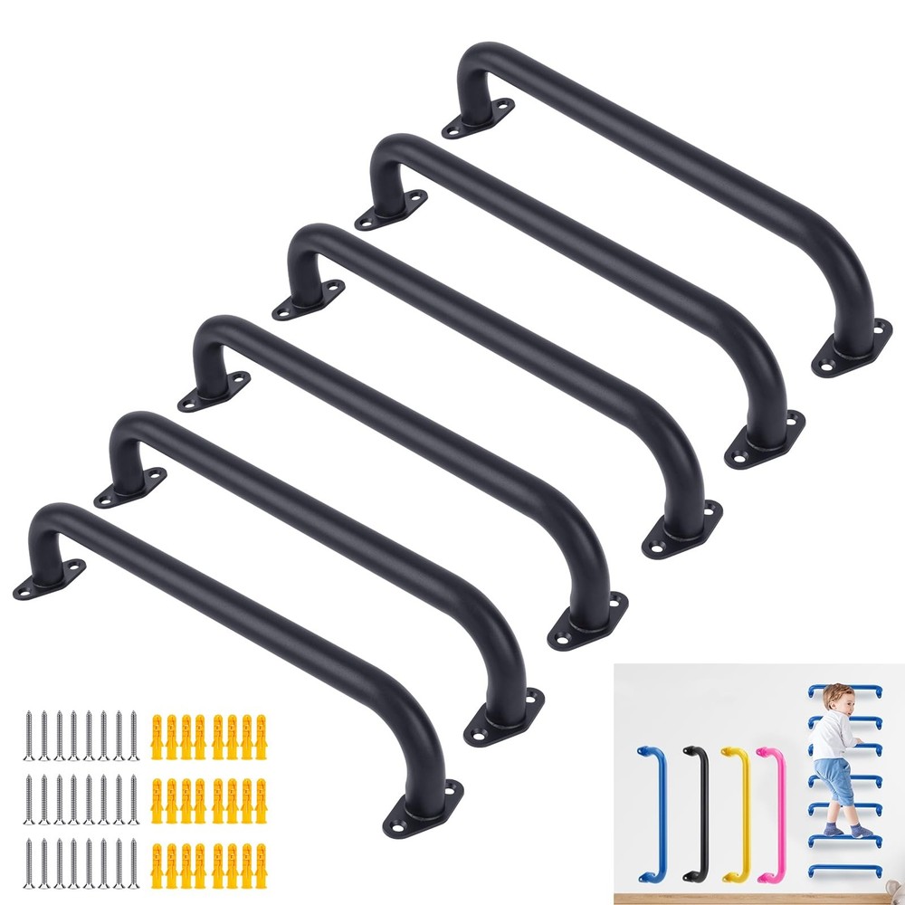 BiJun17 inch Metal Playground Handles,Monkey Bars Indoor Heavy Duty Ceiling G…