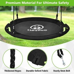 Tree Swing, Saucer Flying Swing 40 Inch for Kids, 900lbs Weight Capacity, wit…