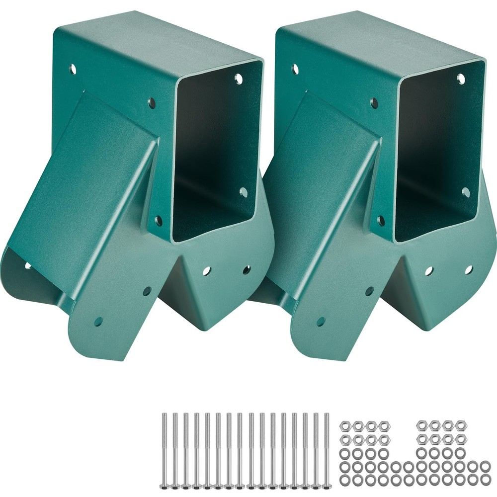 Heavy Duty A-Frame Swing Set Brackets – Carbon Steel DIY Kit for 4×4 & 4×6 Beams