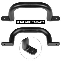 Purife 10″ Black Playground Safety Handles 2 Pack, Metal Swing Set Handles, C…