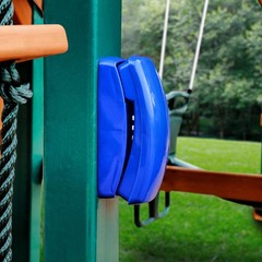 07-0014-B Children’s Blue Telephone Swing Set Accessory with Mount