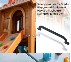 Purife 17 Inch Black Metal Safety Handles Playground Accessories – Pack of 6