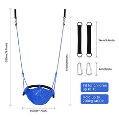 Swing Seat for Kids Heavy Duty Rope Play Secure Children Swing Set,Perfect fo…