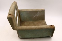 Vintage Metal Playground Swing Seat ~13x13x9″ Blue Valley Ind Mexico PA #1