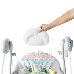 Bright Starts Portable Automatic 6-Speed Baby Swing Music Toy Bar 0-9M