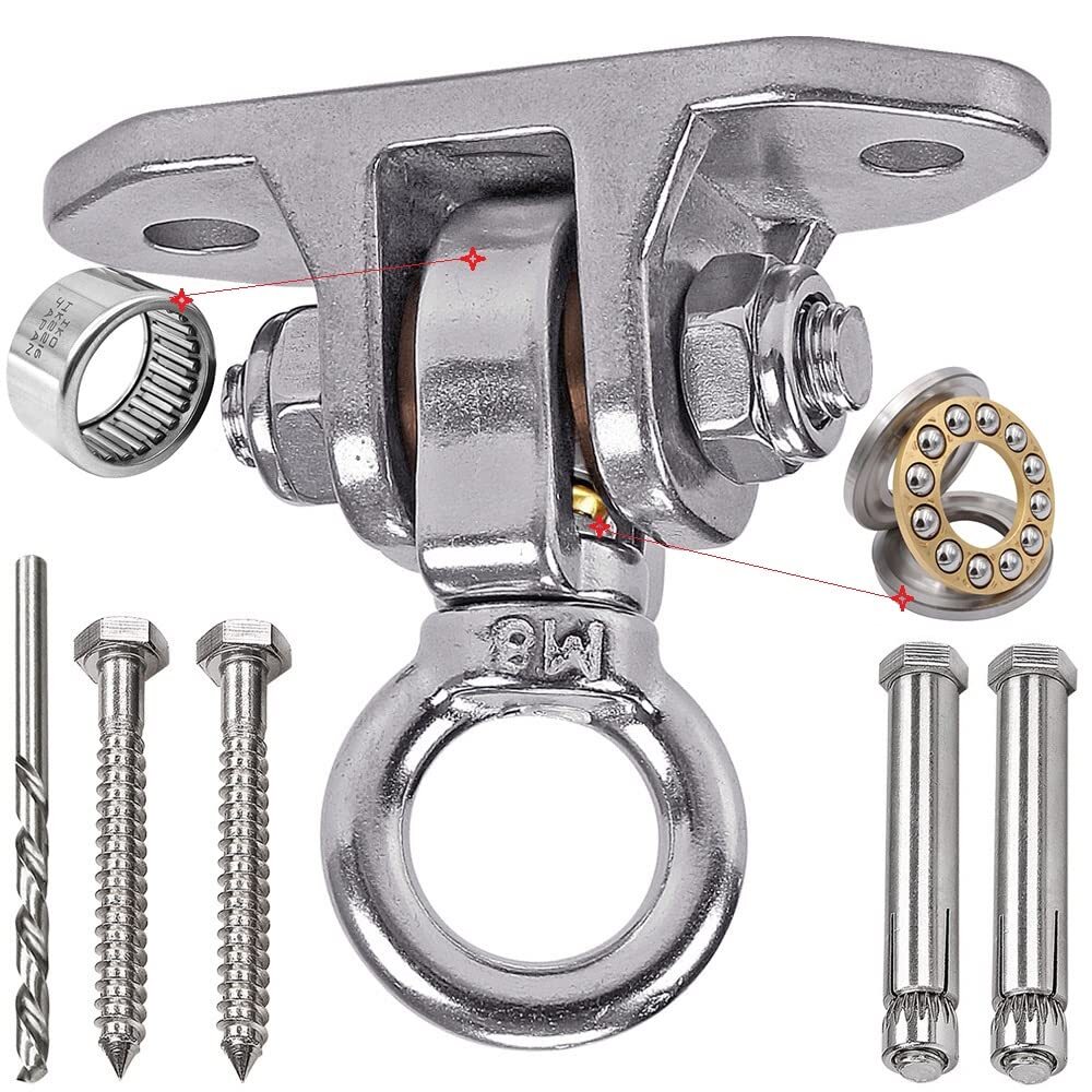 Heavy Duty Swing Hanger with Smooth Swing Bearings Heavy Duty 180°+360° Swive…