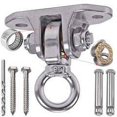 Heavy Duty Swing Hanger with Smooth Swing Bearings Heavy Duty 180°+360° Swive…