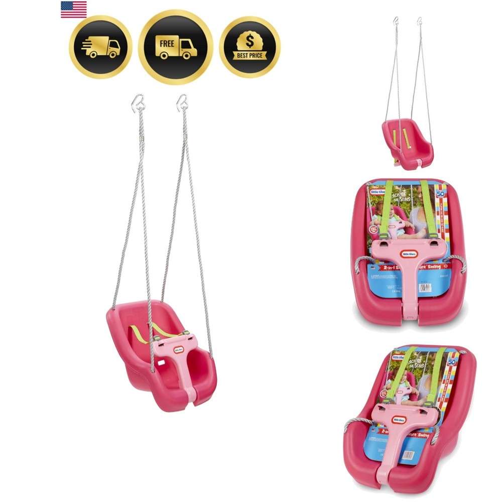 2-in-1 Snug ‘n Secure Swing Magenta