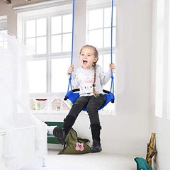 Kids Swing Seat, Heavy Duty Rope Play Secure Children Swing Set, 2 Pack Blue