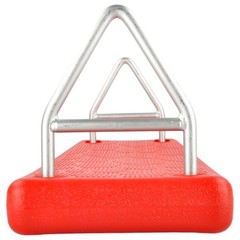 SWING SET STUFF INC. FLAT SEAT WITH 5.5 FT. COATED CHAIN RED playground 0310