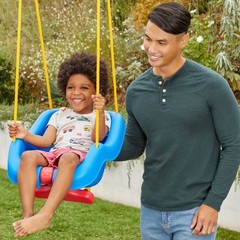 2-in-1 Snug 'n Secure Swing – Blue