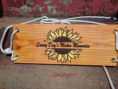 Handmade custom tree swing