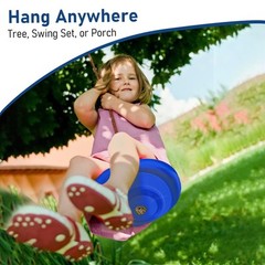 Tree Rope Swing Disc, Round Kids Swing Seat for Outdoor Backyard Playground, …