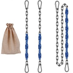 Heavy Duty Stainless Steel Swing Chains 84″ with 4 Quick Connect Buckles, 1000 l