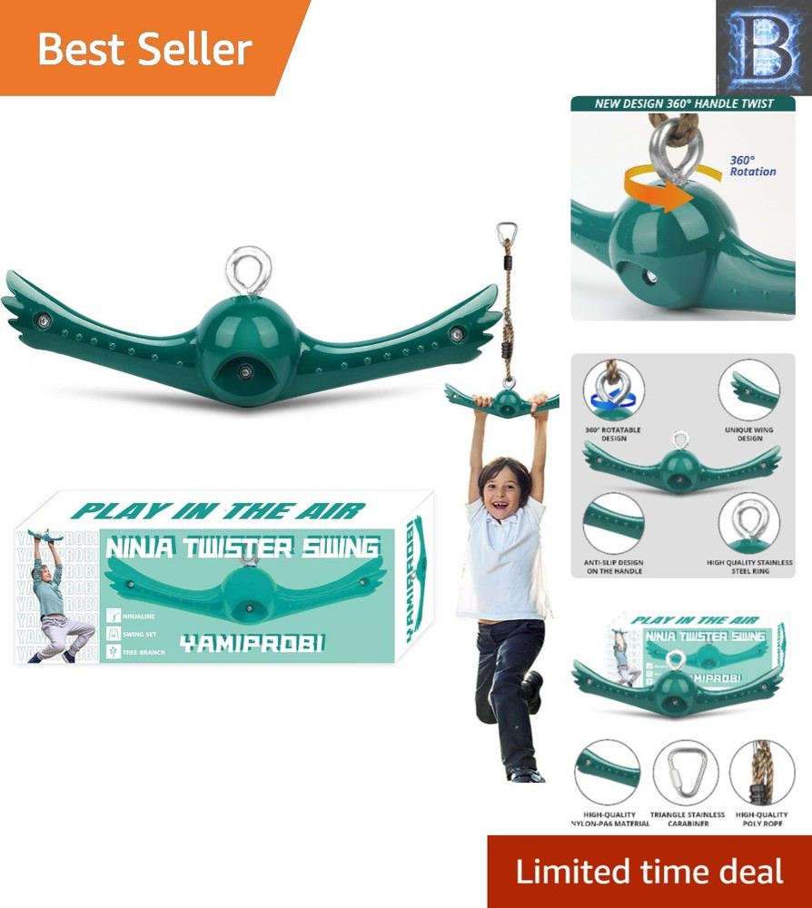 Outdoor Adventure 360° Twist-Spin Swing – Unleash Your Child’s Inner Warrior