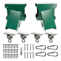 Swing Sets Brackets Heavy Duty – 2 A-Frame End Swing Set Brackets and 4 Swing…