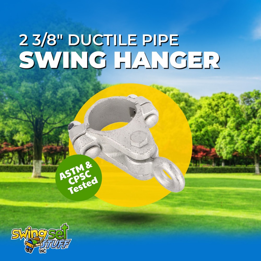 SWING SET STUFF 2 3/8″ DUCTILE PIPE HANGER playground hardware connector 0092
