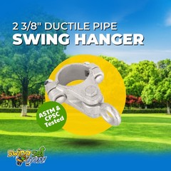 SWING SET STUFF 2 3/8″ DUCTILE PIPE HANGER playground hardware connector 0092