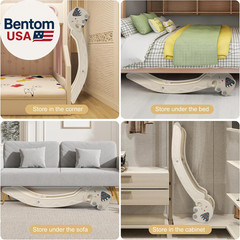 Indoor Couch Slide for Toddlers 1-3, Kids Baby Toddler Slide, Add-On for Modular