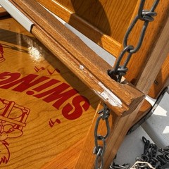 Vintage Swing N Sing Childs Wood Swing Please Read Below