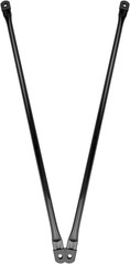 39.4″/100Cm Garden Swing Replacement Rods, Black Metal round Rods for Hanging Sw