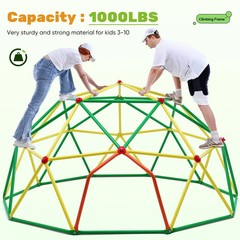 Zupapa 10FT Climbing Dome, Experience Ultimate Fun with The Upgraded Decagonal G
