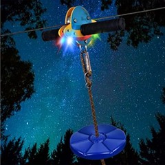 100FT Zip Lines Up to 330 LBS for Kids and Adults Outdoor