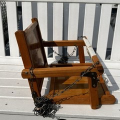 Vintage Swing N Sing Childs Wood Swing Please Read Below