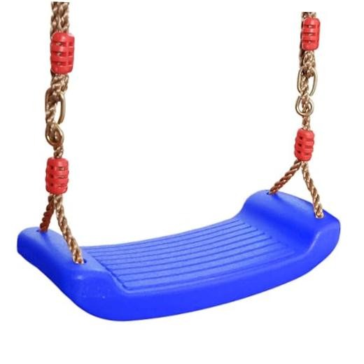 Plastic Swing Seat, Heavy Duty Tree Swing Set Non Slip Playground Swing Blue